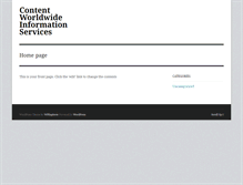 Tablet Screenshot of contentworldwide.com